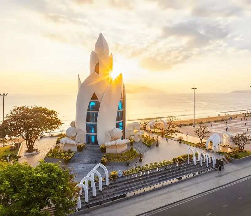 Vị trí ngay trung tâm biển Nha Trang
