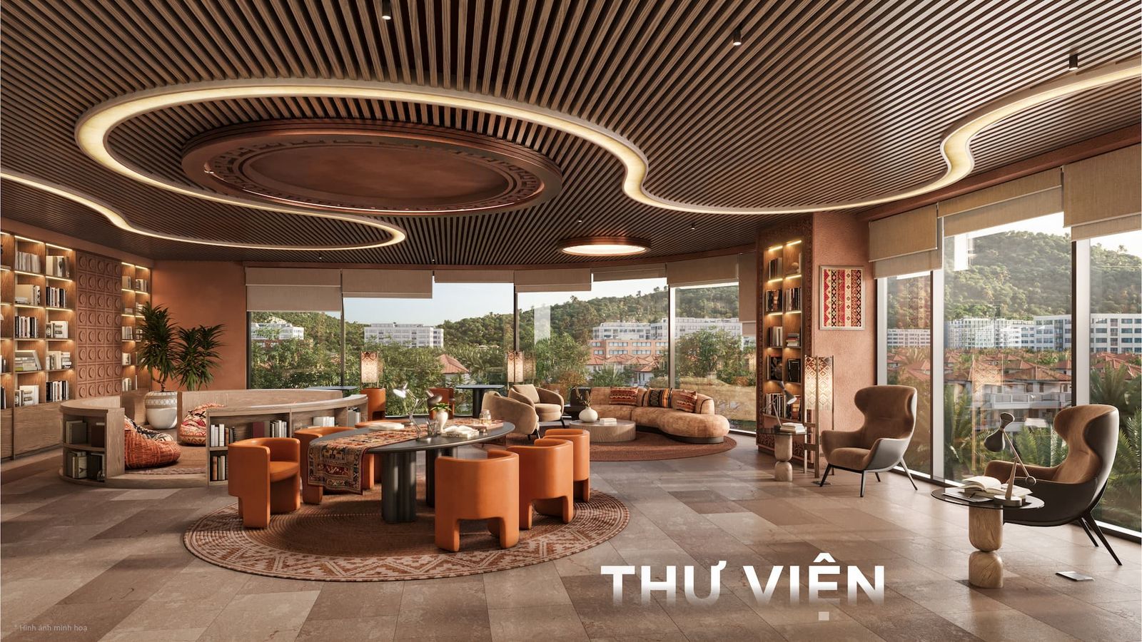 Thư viện tầng 2 Q’Terra Quy Nhơn