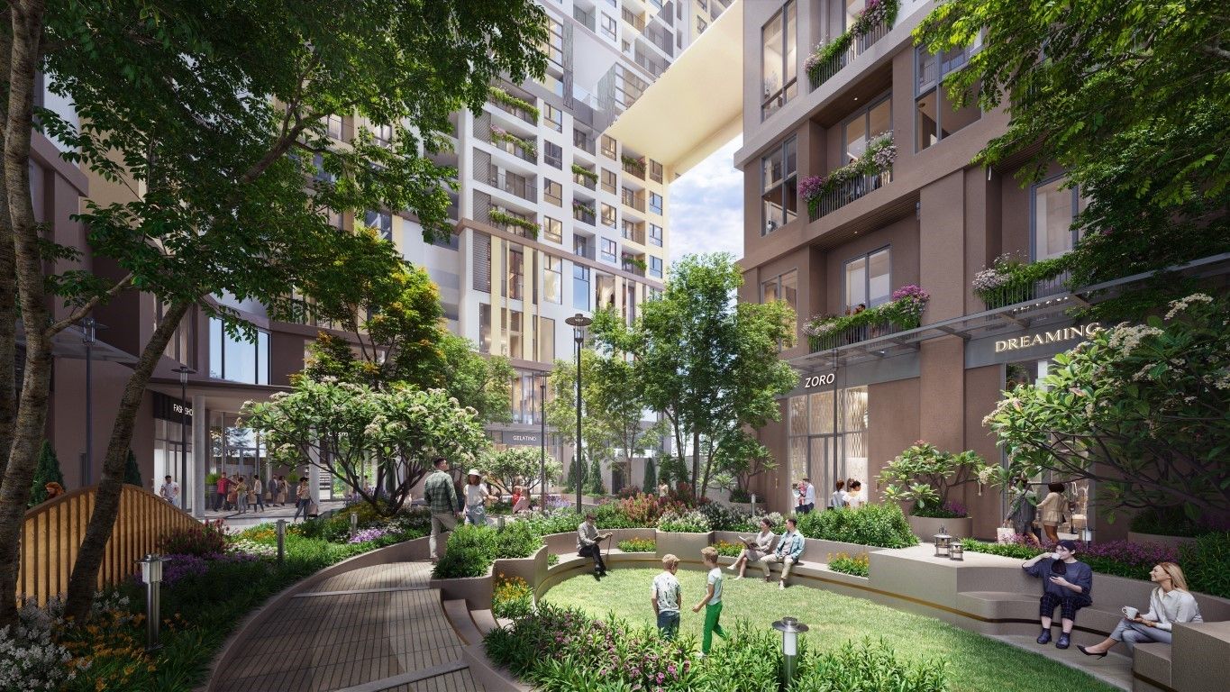 Công viên trung tâm nội khu Simona Heights Quy Nhơn